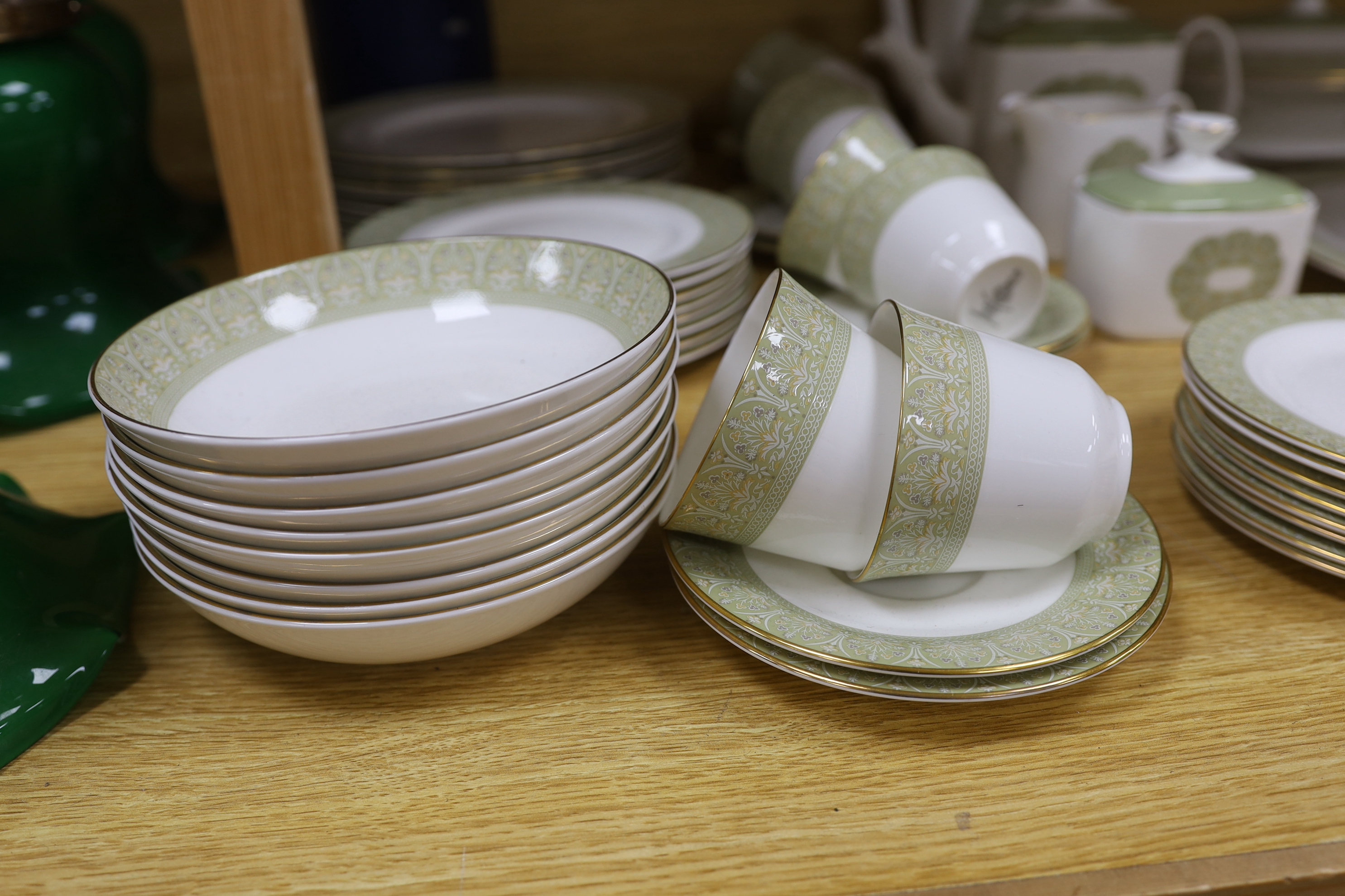 A Royal Doulton bone china dinner and tea service, Sonnet pattern